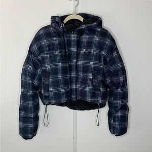 Blue Puffer Puffer Jacket from Missguided